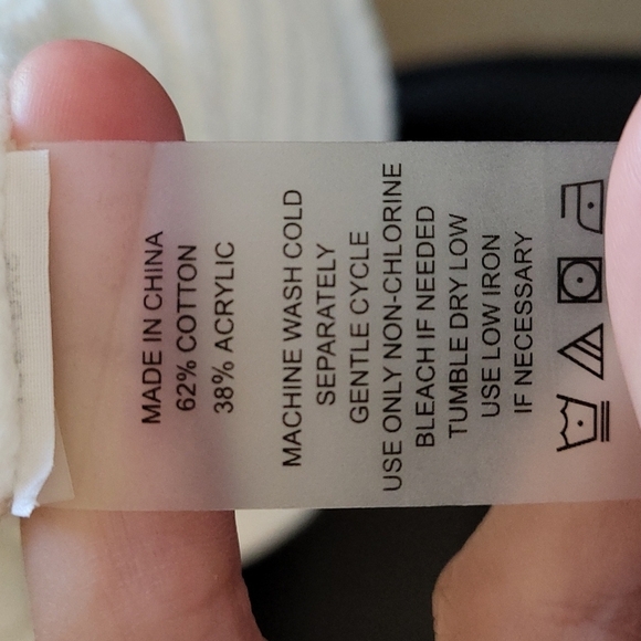 Vince Camuto White Knit Mock Turtleneck - Picture 7 of 7